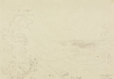 In der Nähe von Swainstone, Isle of Wight, August 1829 von Capt. Thomas Hastings