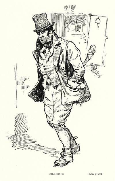Dickens Figur: Bill Sikes von Captain Edward Henry Handley Read