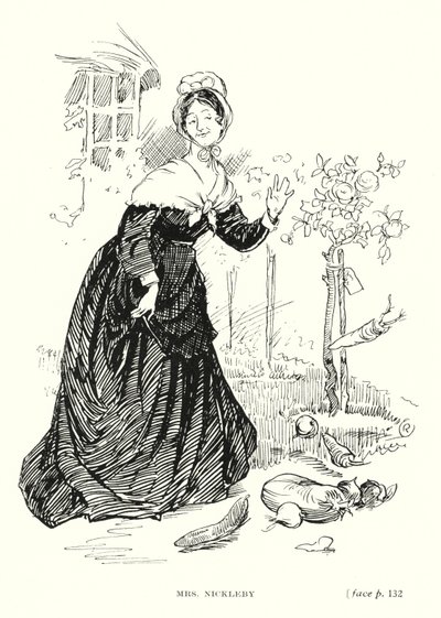 Dickens Charakter: Mrs. Nickleby von Captain Edward Henry Handley Read