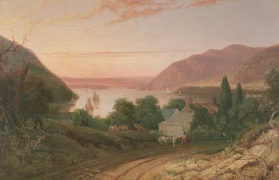 Hudson River mit Fernblick auf West Point von Captain Seth Eastman