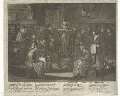 Quäkerversammlung von Carel Allard
