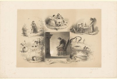 Junger Mann sitzt nachdenklich am Herd von Carel Christiaan Antony Last