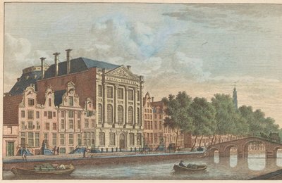Gebäude von Felix Meritis in Amsterdam, ca. 1790 von Carel Frederik Bendorp (I)