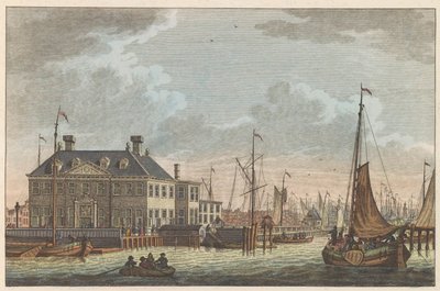 Gezicht op de Nieuwe Stadsherberg, ca. 1790 von Carel Frederik Bendorp (I)