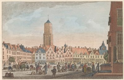 Neude in Utrecht, ca. 1790 von Carel Frederik Bendorp (I)