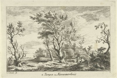 Reisende in einer Landschaft von Carel Lodewijk Hansen