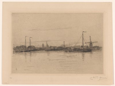 Ansicht von Dordrecht von Carel Nicolaas Storm van 
