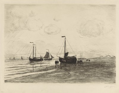 Am Strand bei Katwijk von Carel Nicolaas Storm van 