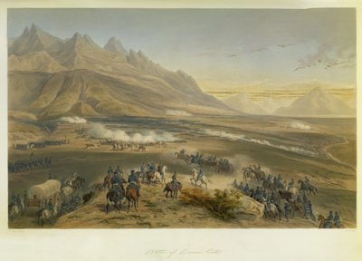 Schlacht von Buena Vista von Carl (after) Nebel