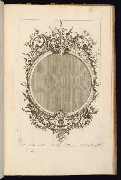 Rahmen mit zwei Blätterschwüngen, Drittes Buch der Rahmen von Carl Albert von Lespilliez