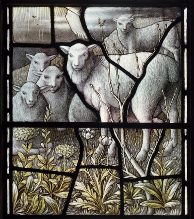 Over Wyresdale, Christ Church, Shrigley & Hunt, Carl Almquist, Die Hirtenkirche, Hirten, Schafe von Carl Almquist