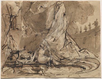 David und Bathseba von Carl Blechen