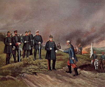 Nach der Schlacht von Sedan von Carl Constantin Steffeck