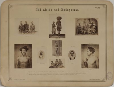 Fotografiealbum zur Anthropologie - Ethnologie von Carl Dammann