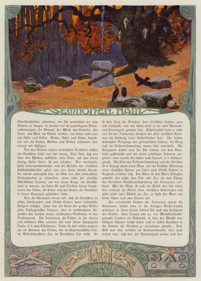 Hain der Fesseln der Semnonen von Carl Emil Doepler