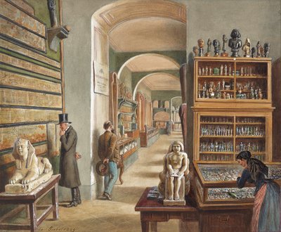 Das zweite Kabinett der ägyptischen Sammlung von Carl Goebel d. J.
