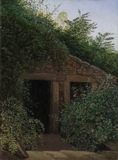 Ein überwucherter Minenschacht von Carl Gustav Carus