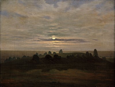 Steinzeitfestung bei Nobbin, Insel Rügen von Carl Gustav Carus