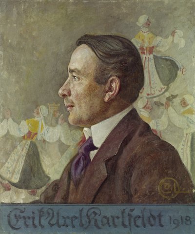 Erik Axel Karlfeldt, 1918 von Carl Larsson