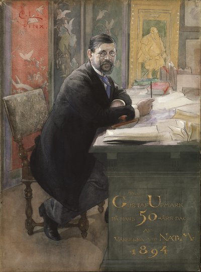Gustaf Upmark, 1894 von Carl Larsson