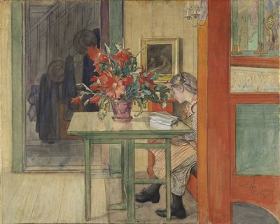 Lisbeth liest von Carl Larsson