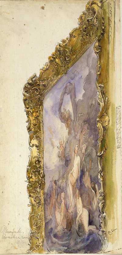 Lovisa Ulrika-Fresko. Triumph der Venus von Carl Larsson
