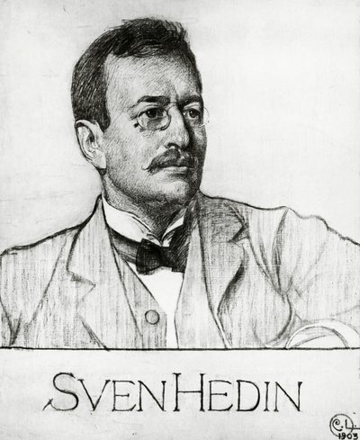 Porträt von Sven Anders Hedin von Carl Larsson