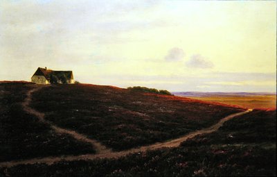 Ein Cottage in Jütland von Carl Locher