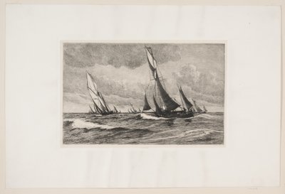 Fischkutter gehen zur See von Carl Locher
