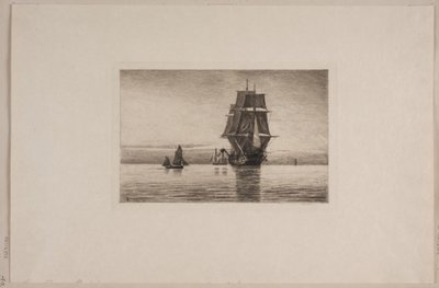 Stille Abend in der Nordsee von Carl Locher