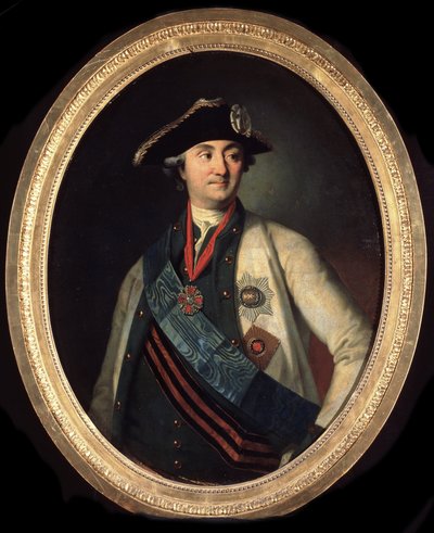 Porträt des Grafen Alexei Grigorievitch Orlov (1737-1808), Kommandant der russischen Seestreitkräfte von Carl Ludwig Christinek