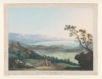 Blick auf Genf von Carl Ludwig Hackert