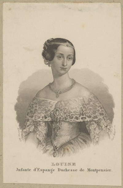 Maria Ludwika Ferdynanda Hiszpańska – Infantin von Spanien und Herzogin von Montpensier von Carl Mayer