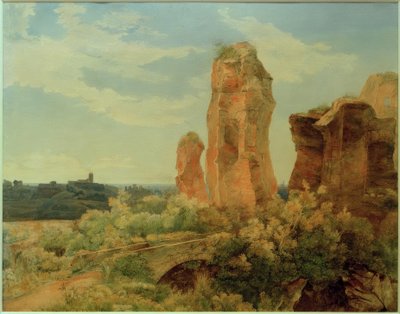 Rom, Aventin, Baufragment in Kaisergärten von Carl Morgenstern