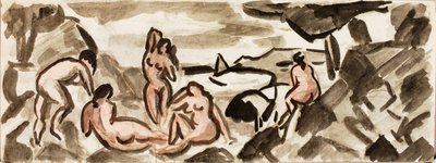 Gruppe weiblicher Akte von Carl Newman