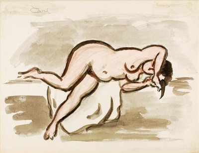 Liegender weiblicher Akt von Carl Newman