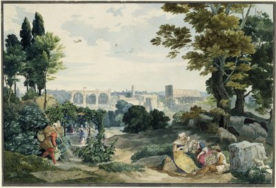 Blick auf das Forum Romanum von Carl Philipp Fohr