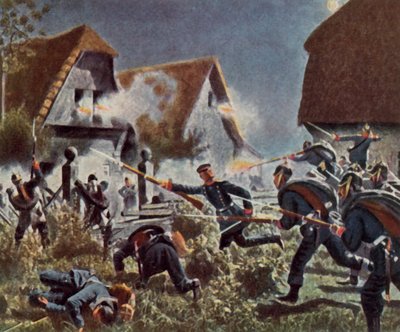 Nachtgefecht bei Podol, 26. Juni 1866 von Carl Rochling