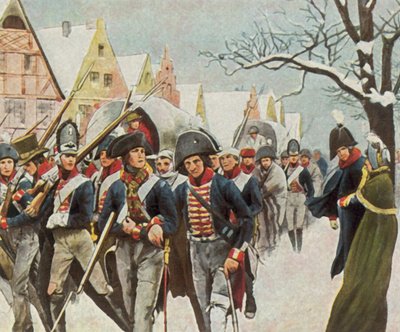 Das preußische Königspaar in Memel von Carl Rochling