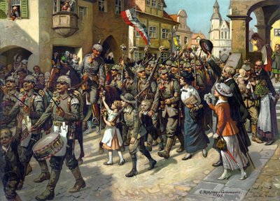 Die Mobilmachung 1914 in Deutschland von Carl Rohling
