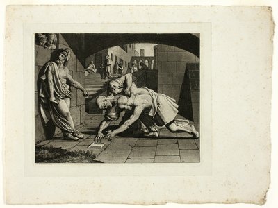 Die zwei Glatzköpfe, die um einen Kamm kämpfen von Carl Russ