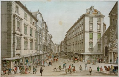 Der Kohlmarkt in Wien von Carl Schütz
