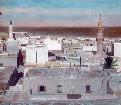 Nordmarokko, Stadtansicht von Fès, Bilddatum: ca. 1910 von Carl Simon