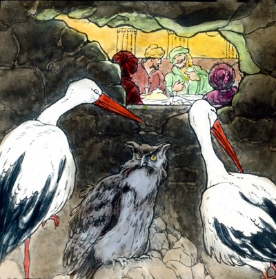 Wilhelm Hauff - Märchen - Kalif Storch, um 1910 von Carl Simon