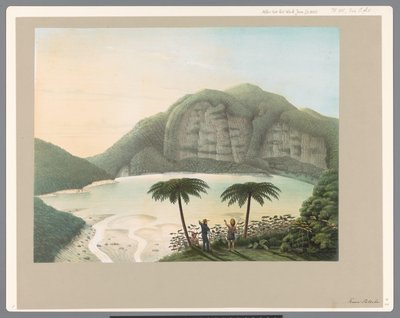 Kratersee des Vulkans Patocha auf Java von Carl Wilhelm Mieling (possibly)