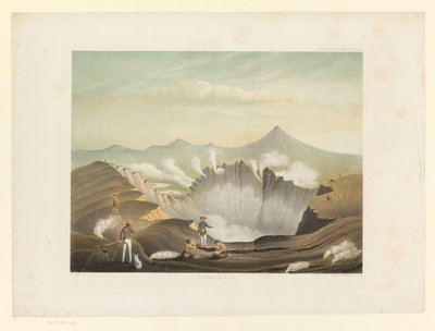 Vulkan Guntur in West-Java von Carl Wilhelm Mieling (possibly)