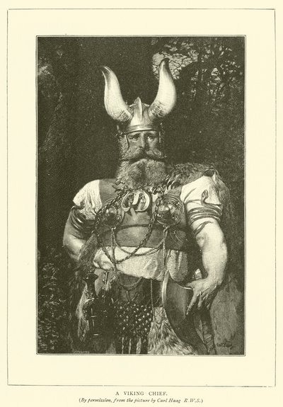 Ein Wikingerhäuptling von Carl after Haag
