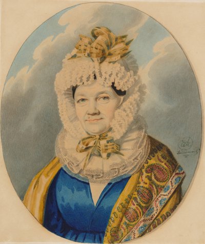 Gräfin Natalia Fjodorowna Gortschakowa, frühe 1830er Jahre von Carl von Hampeln