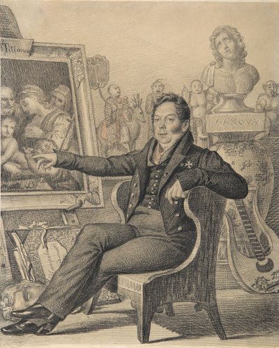 Porträt von Graf Nikita Iwanowitsch Dondukov-Korsakow 1776-1857, 1821 von Carl von Hampeln