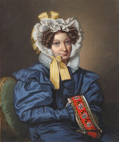 Porträt der Gräfin A.M. Golitsyna, 1830er Jahre von Carl von Hampeln